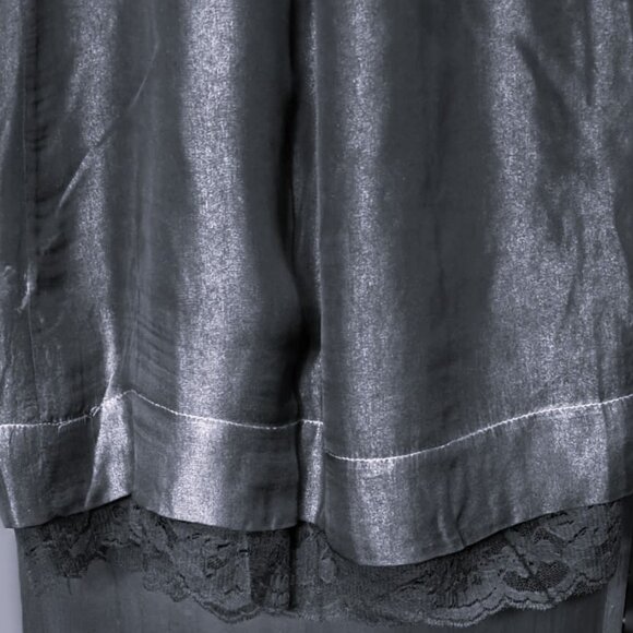 Marciano Elegant Black Sleeveless Silk Top - Picture 4 of 5